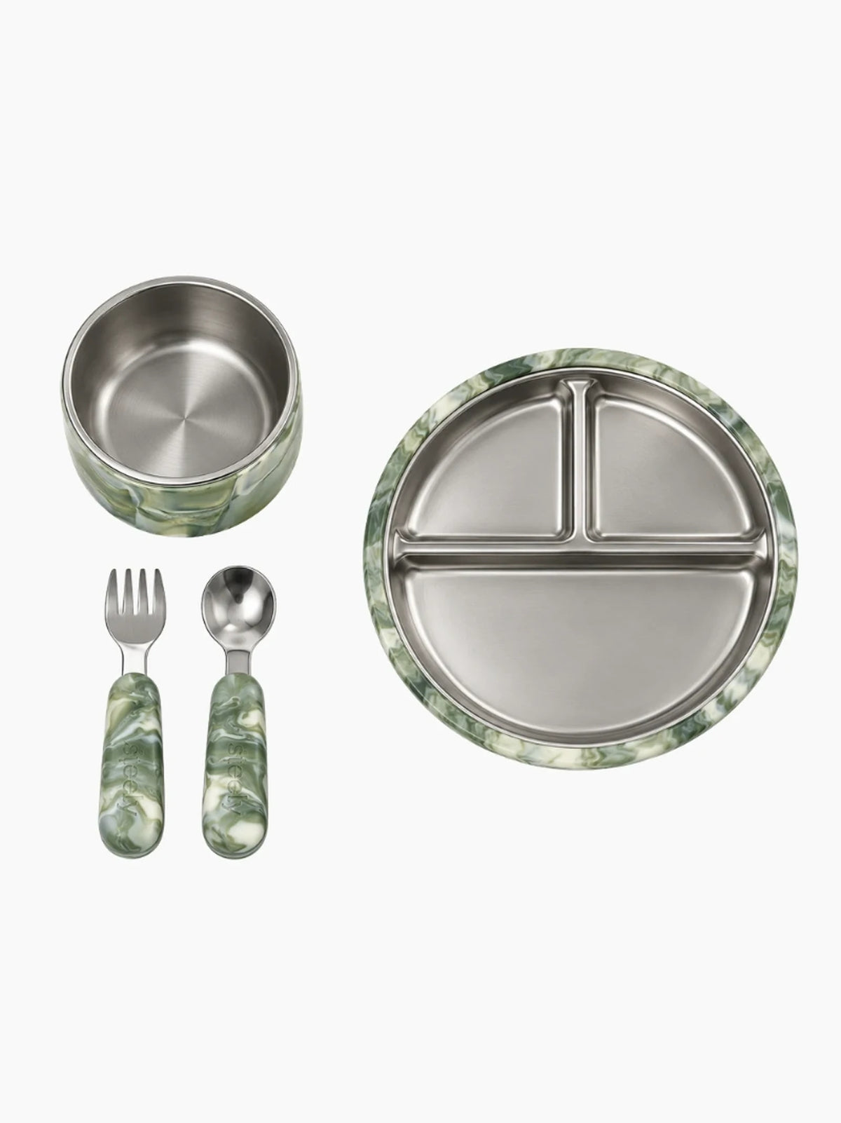 Marble Baby Feeding Set