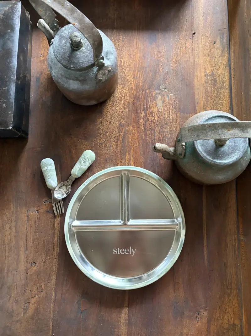Marble Baby Feeding Set