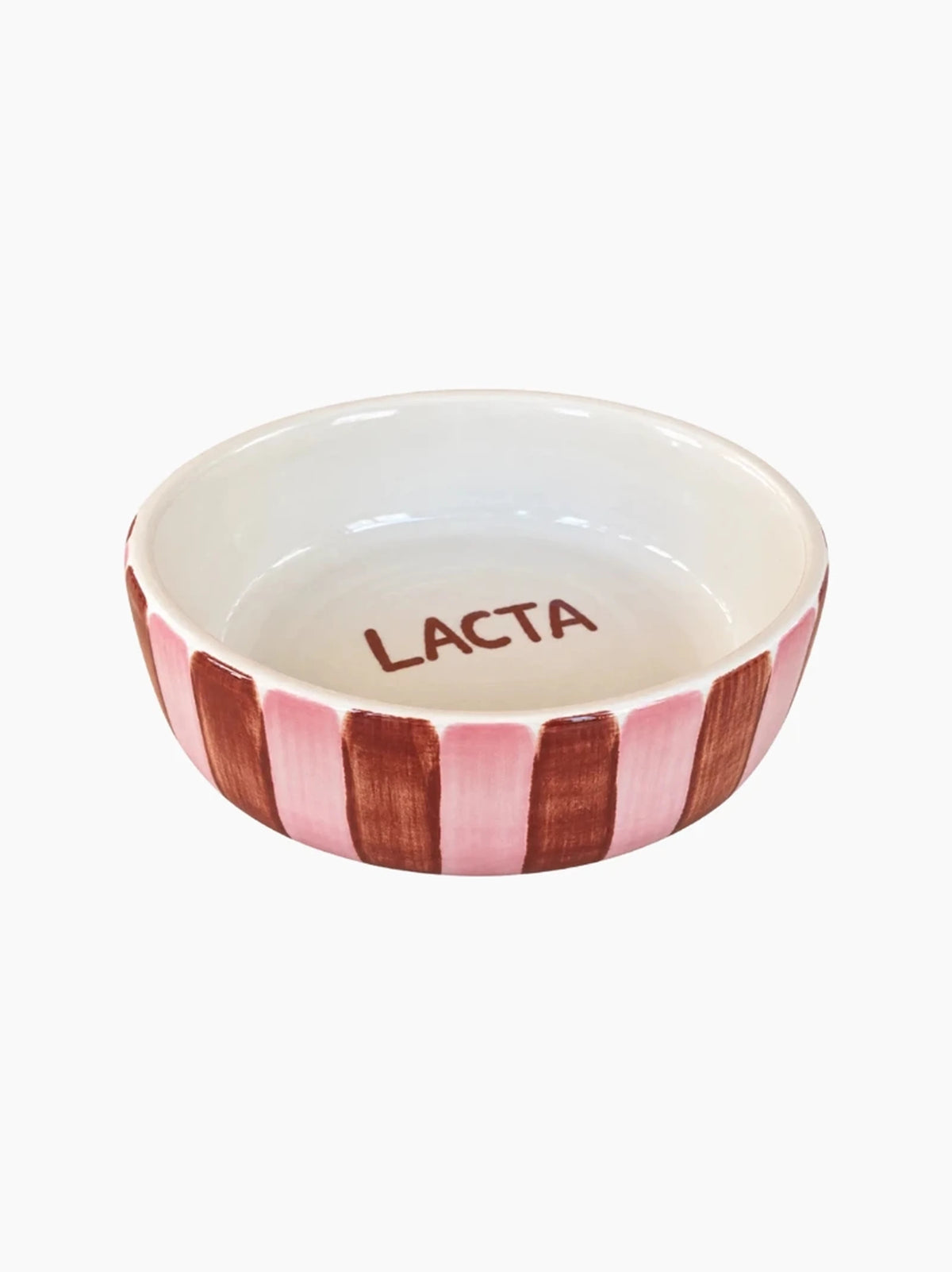 Personalised Striped Pet Bowl