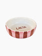 Personalised Striped Pet Bowl