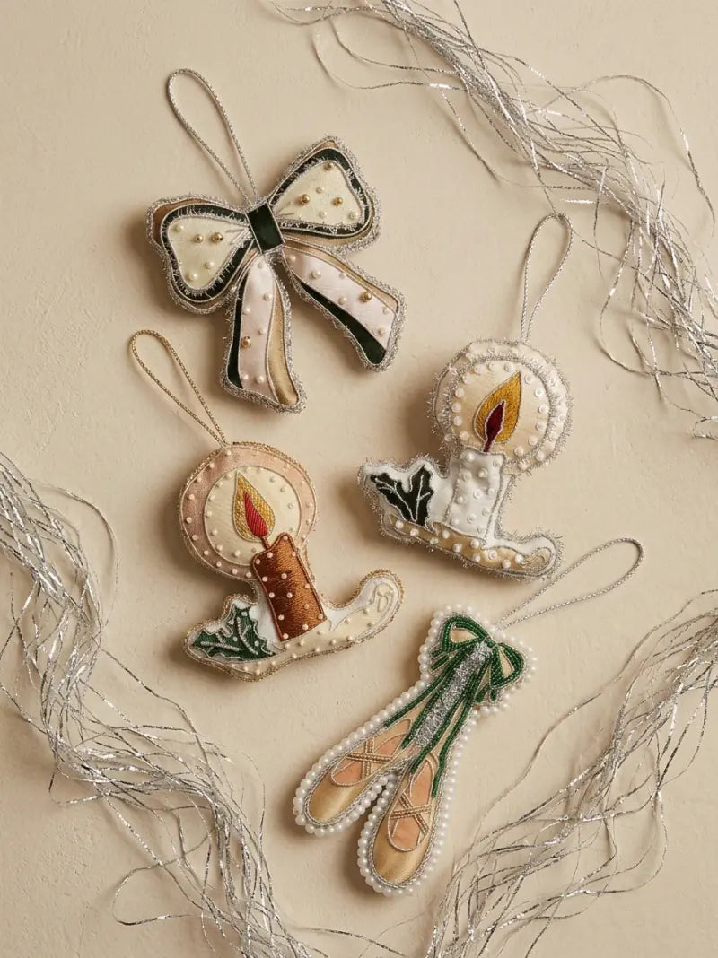Ballet Shoe Christmas Ornament