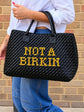 Not a Birkin Vegan Leather Handbag