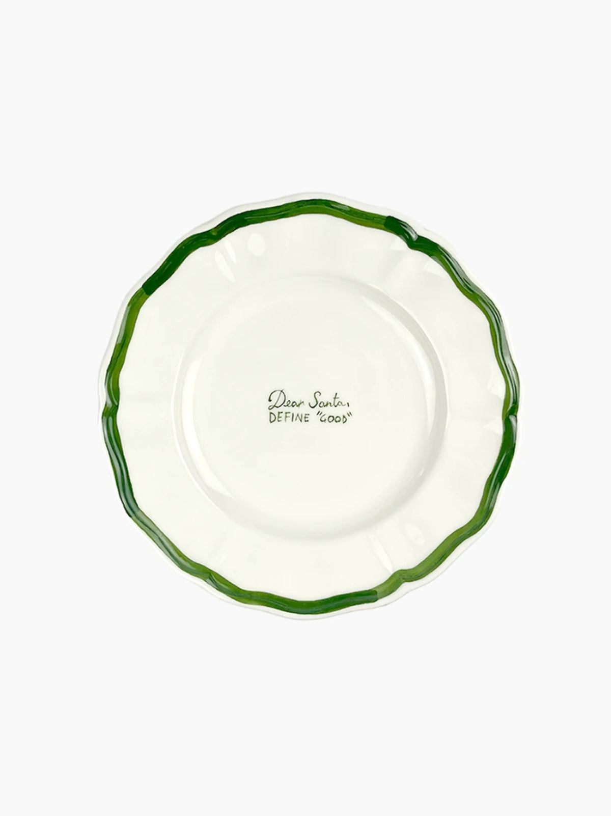 Dear Santa, Define Good Plate
