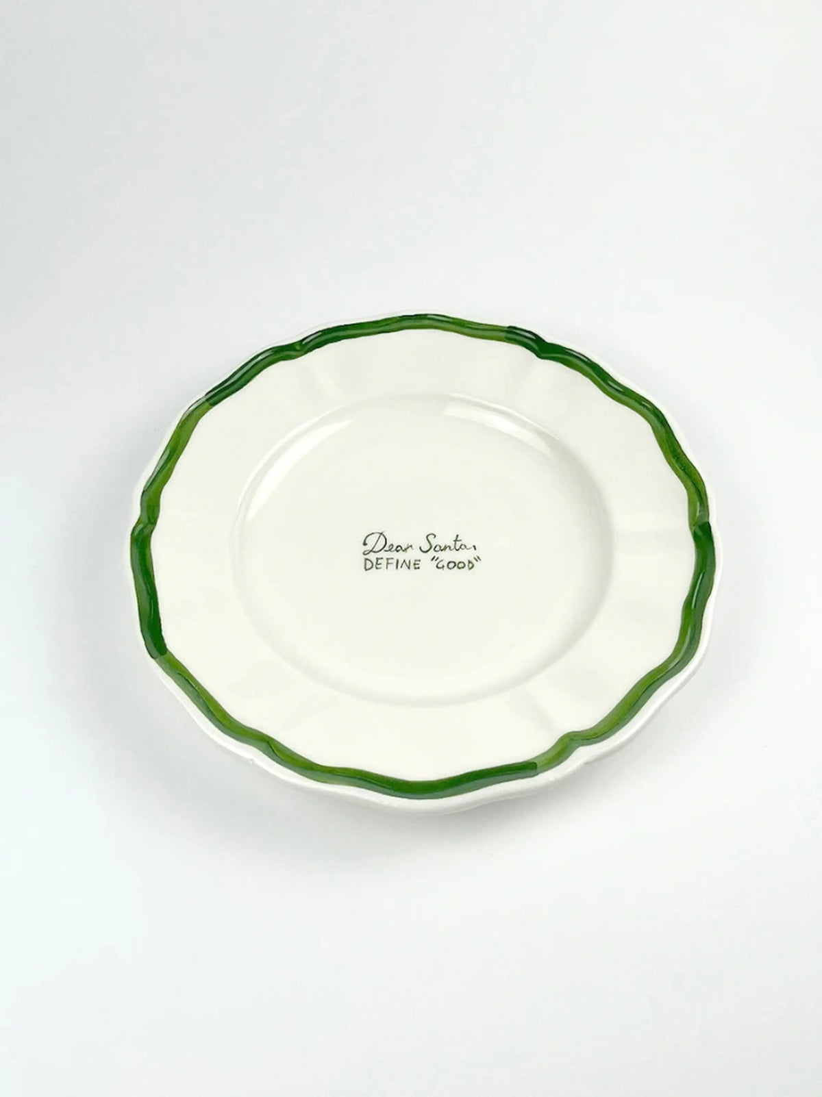 Dear Santa, Define Good Plate