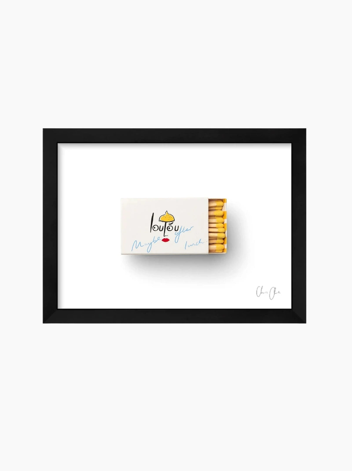 Matchbox at Loulou Art Print