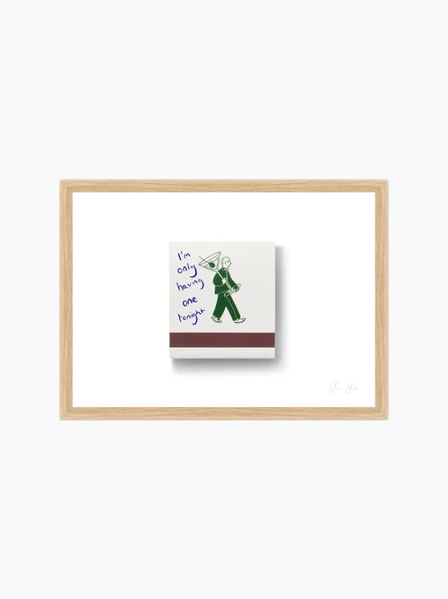 Matchbox at The Corner Store Art Print