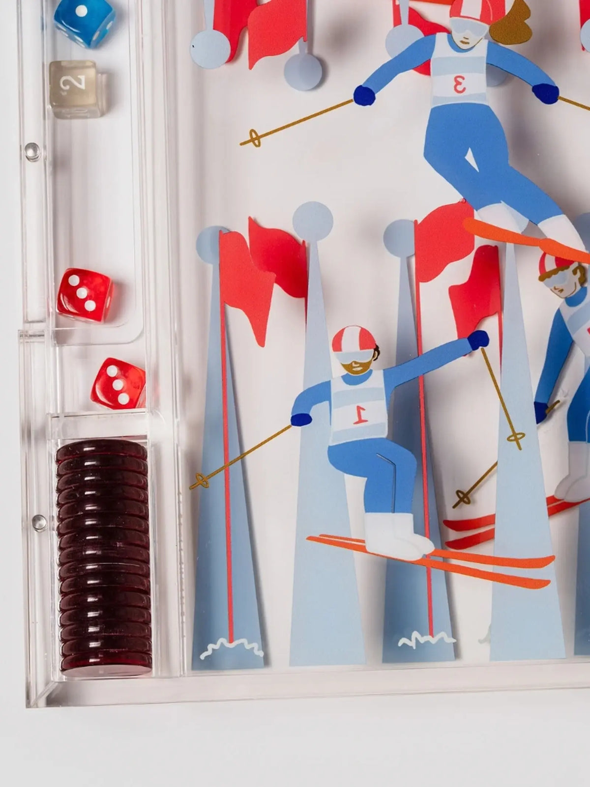 Portable Ski Backgammon