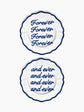 Forever and Ever Plate Set of 2