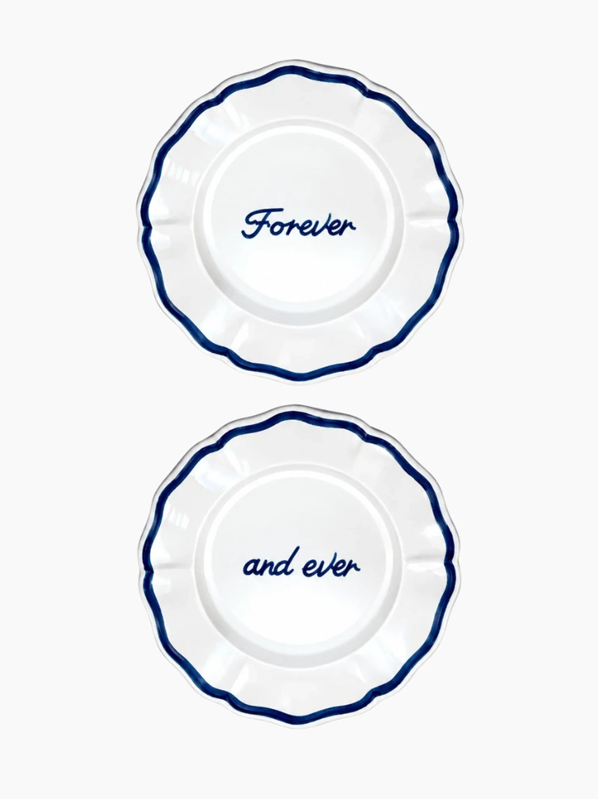Forever and Ever Plate Set of 2