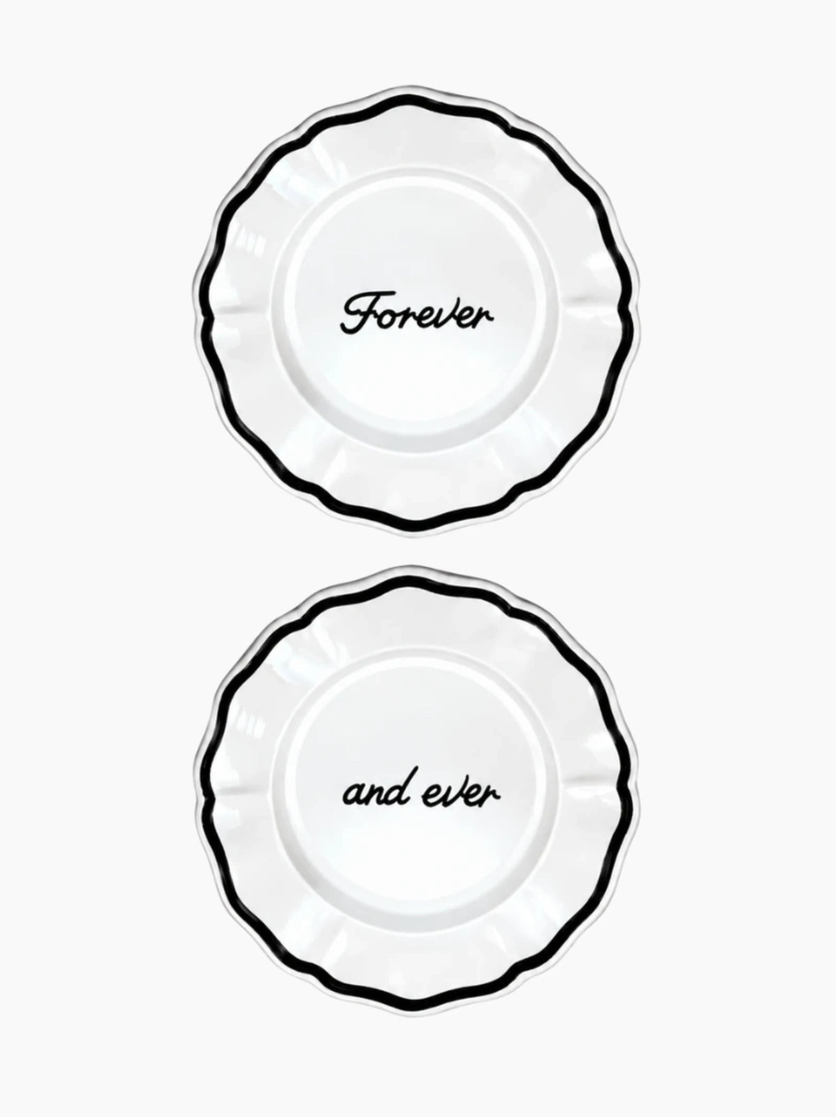 Forever and Ever Plate Set of 2