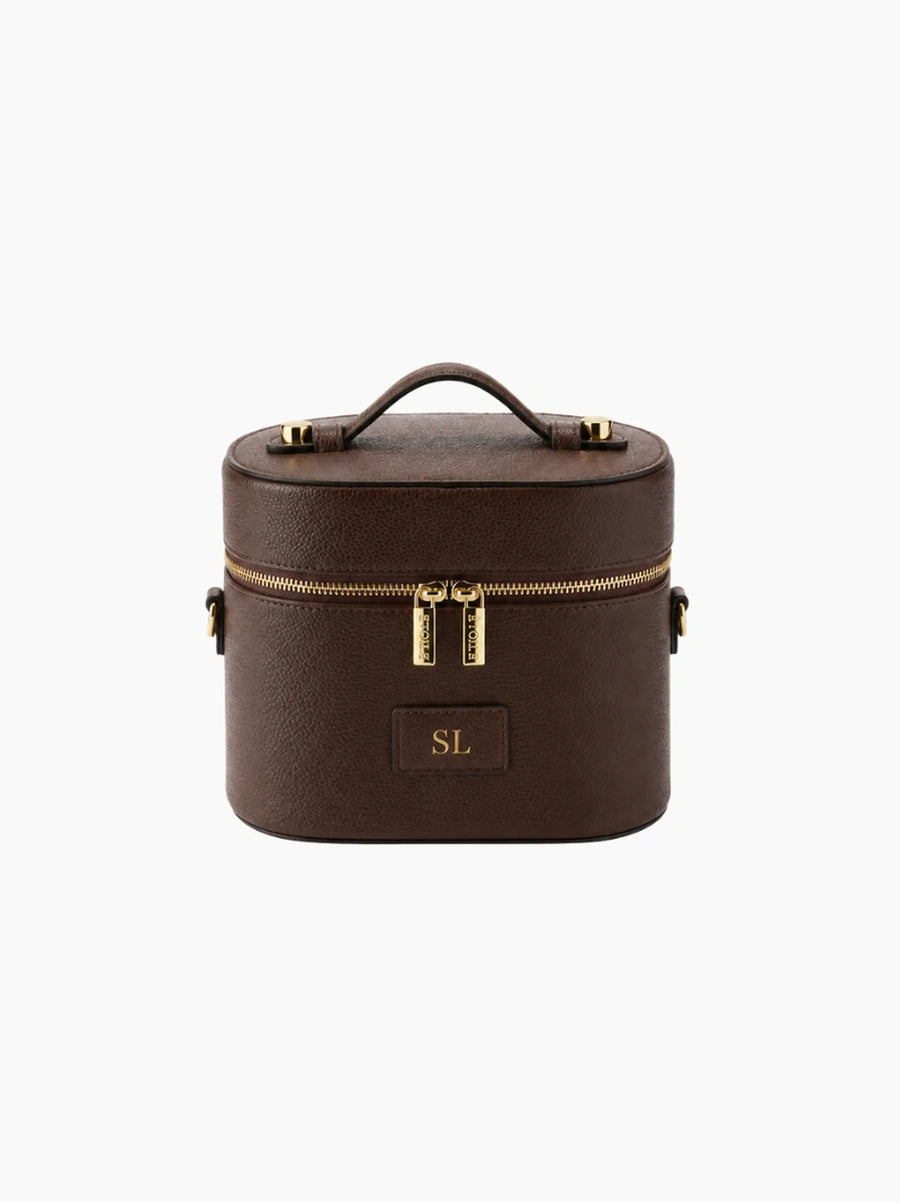 Personalised Oval Vanity Case