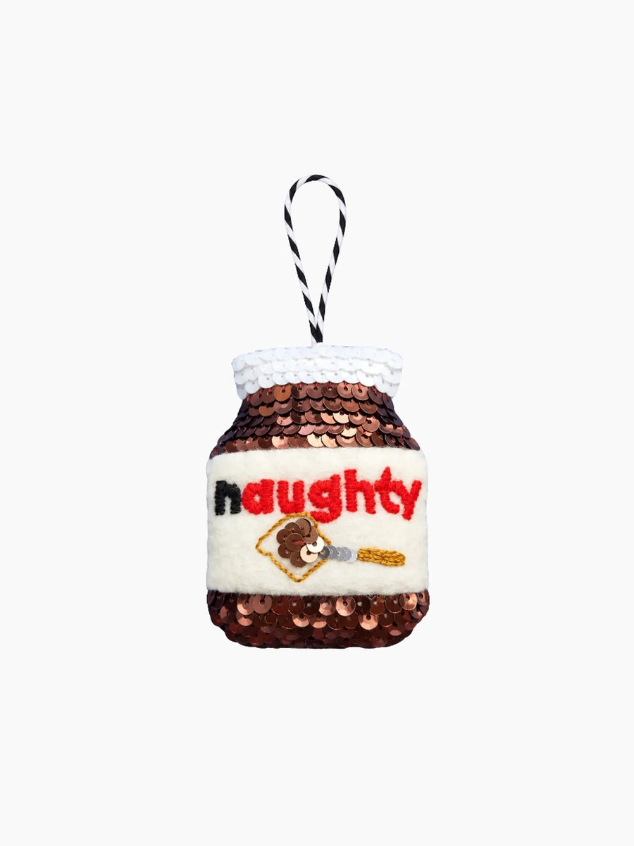 Naughty or Nice Chocolate Spread Ornament