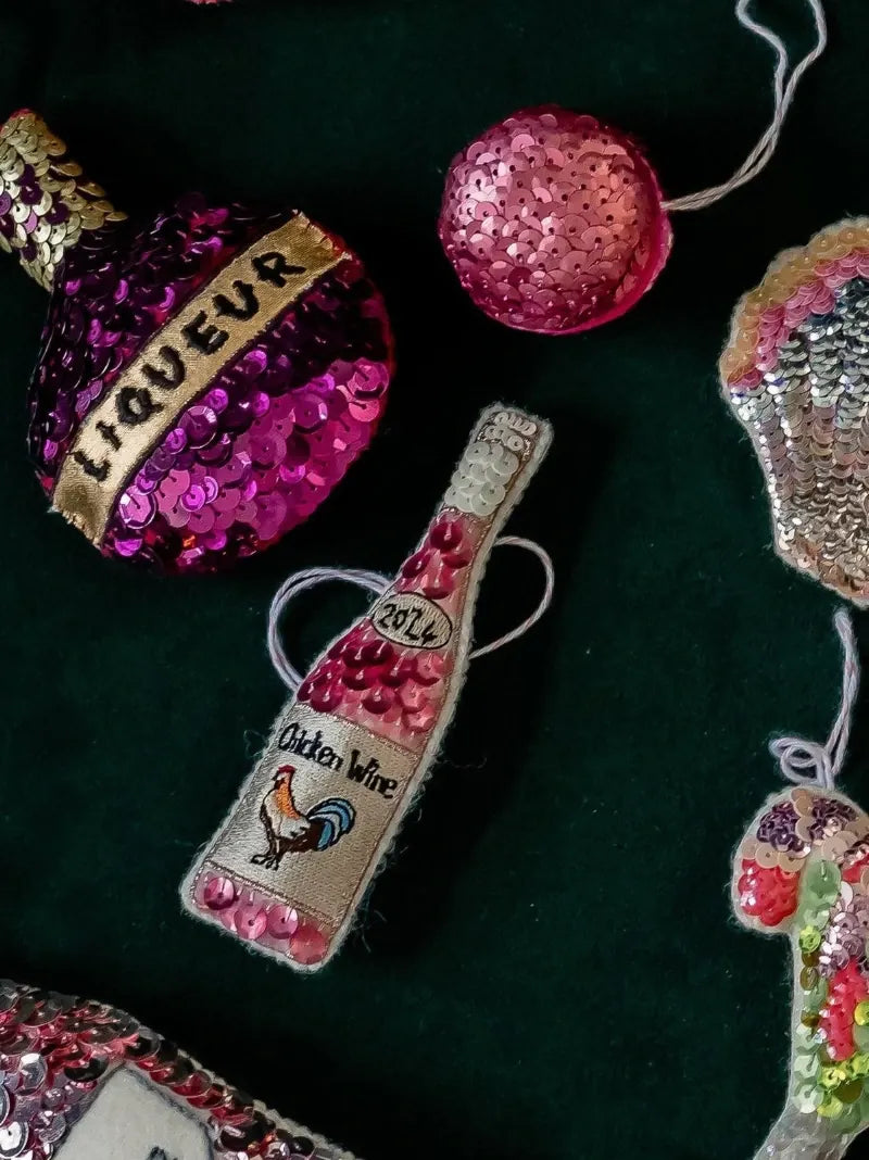 Chicken Wine Ornament