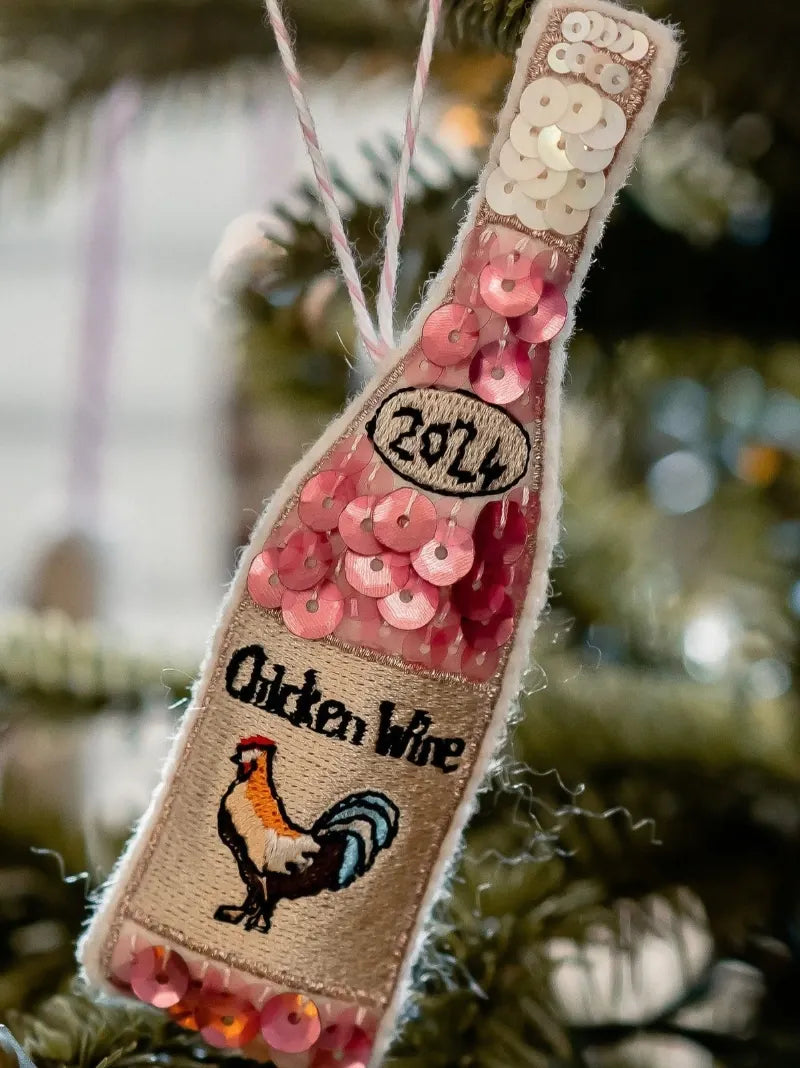 Chicken Wine Ornament