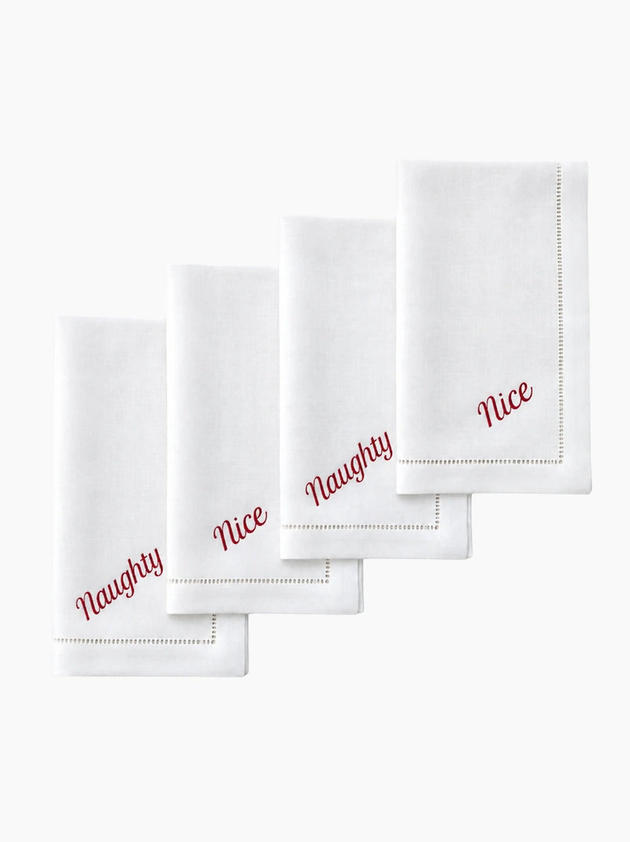 Naughty or Nice Dinner Napkin Set