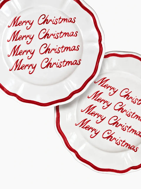 Merry Christmas Plate