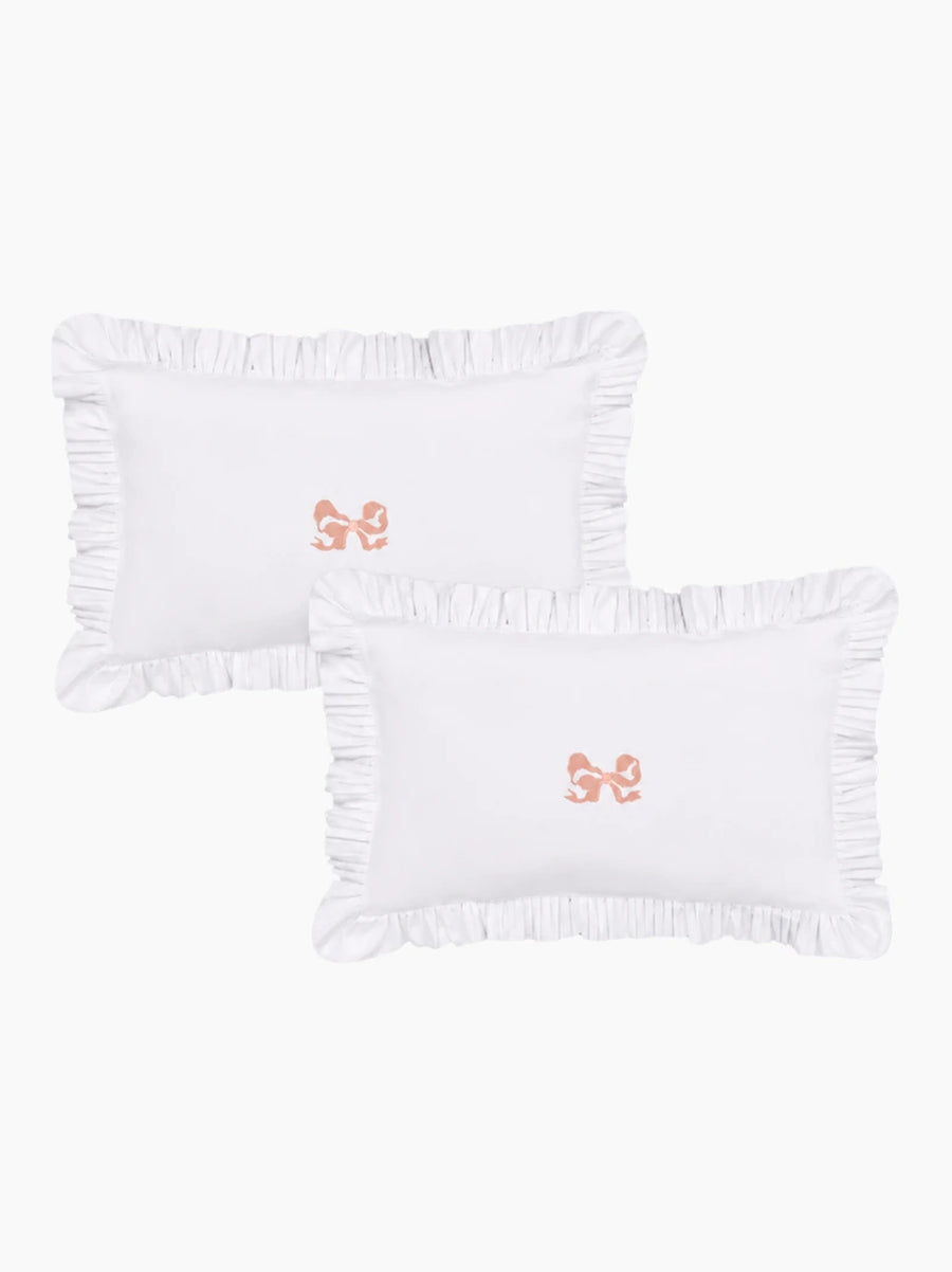 Arabella Ruffle Bow Pillowcase Set