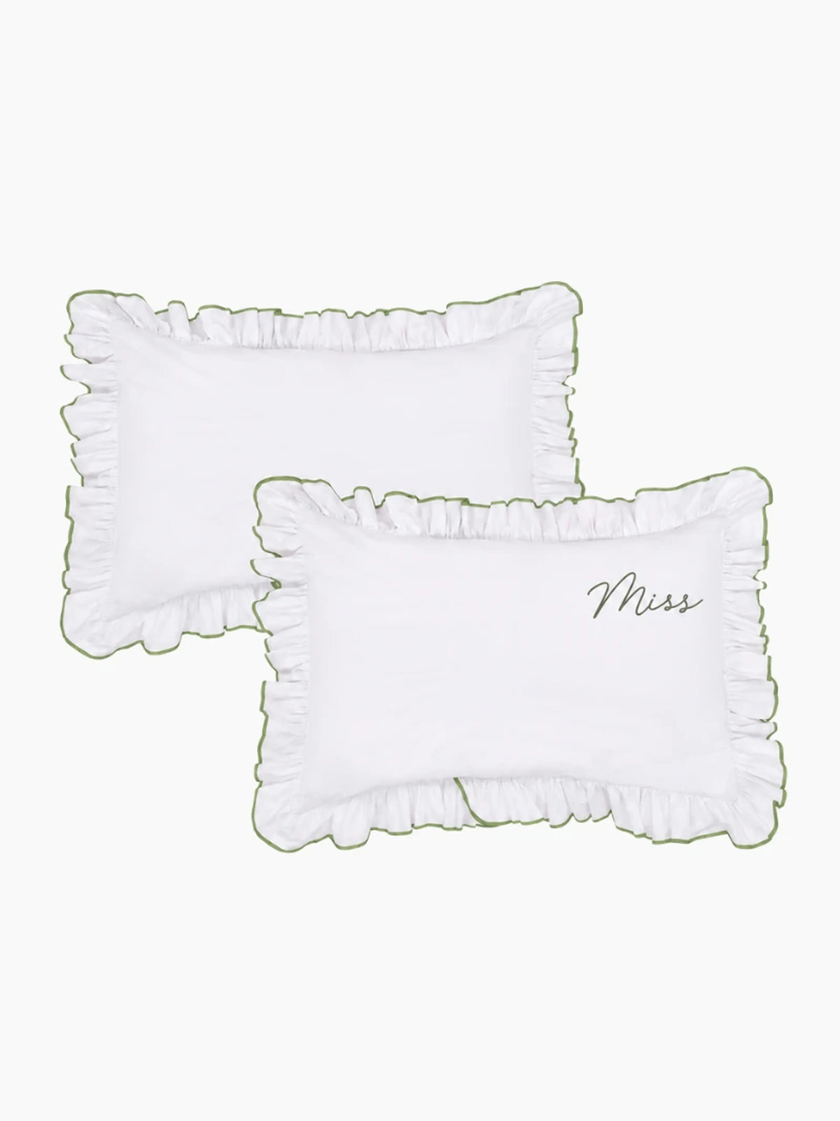 Personalised Green Provence Bed Set