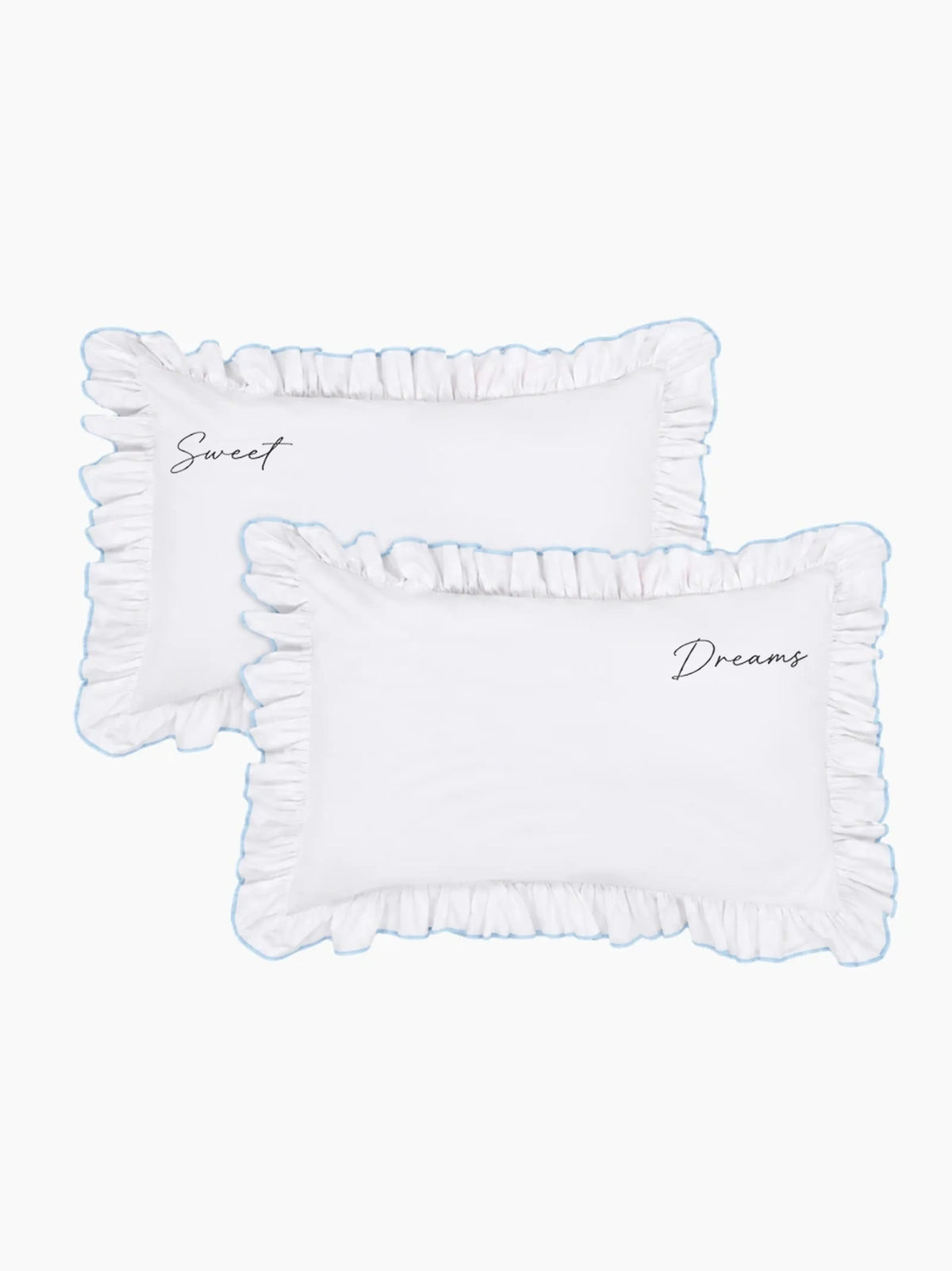 Personalised Baby Blue Pillowcase Set