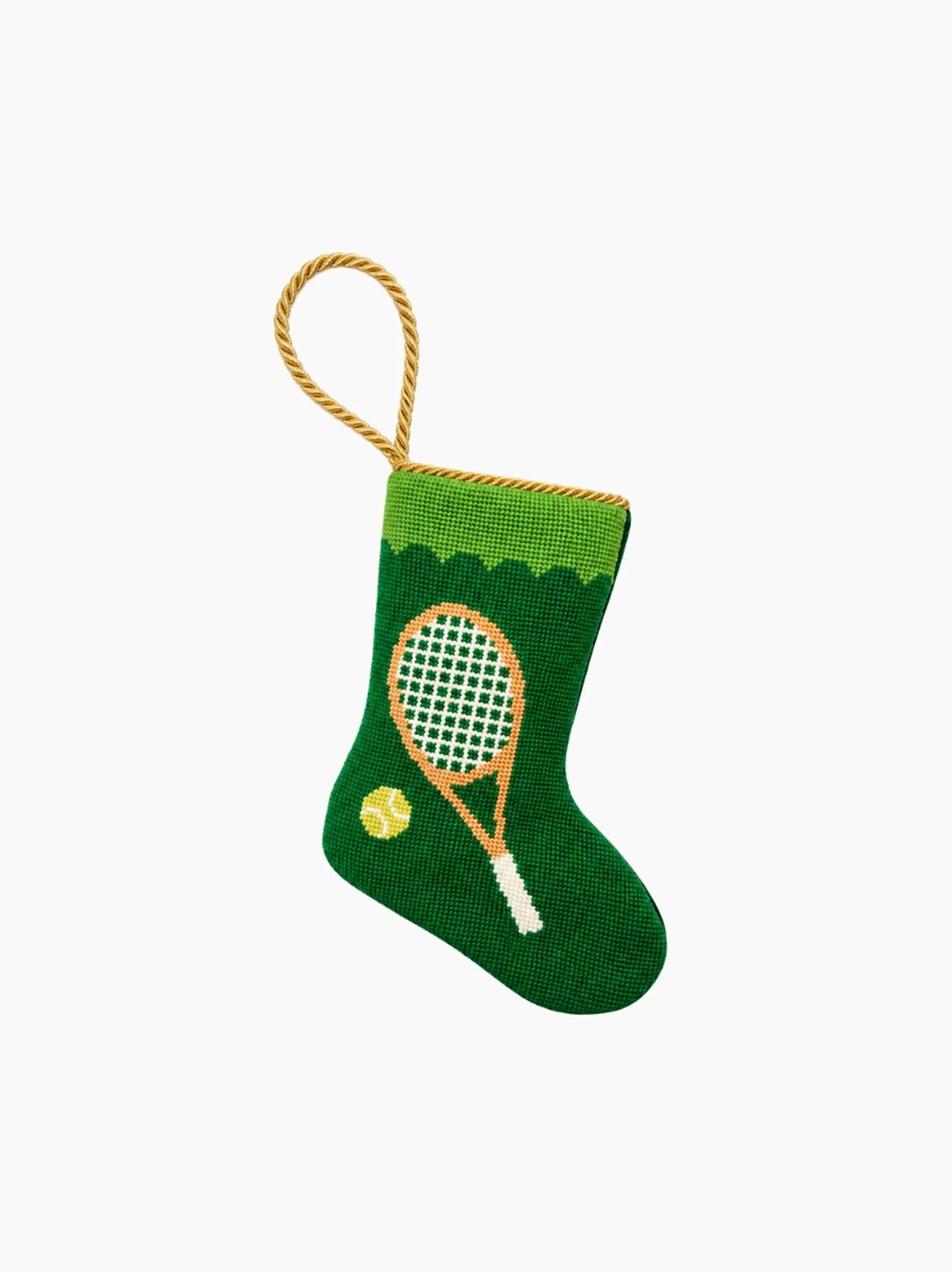 Tennis Racquet Christmas Stocking