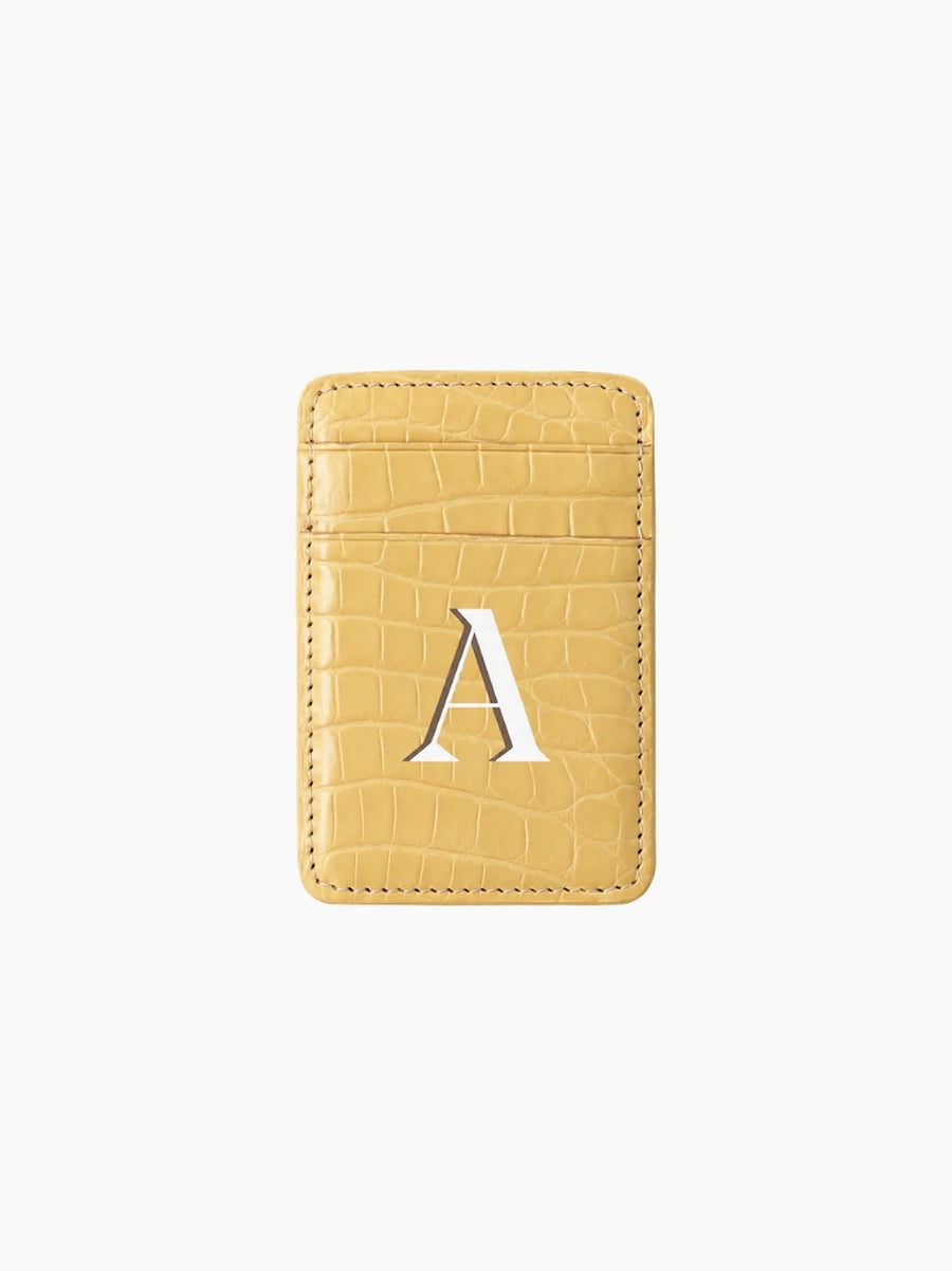 Cornsilk Yellow Crocodile MagSafe
