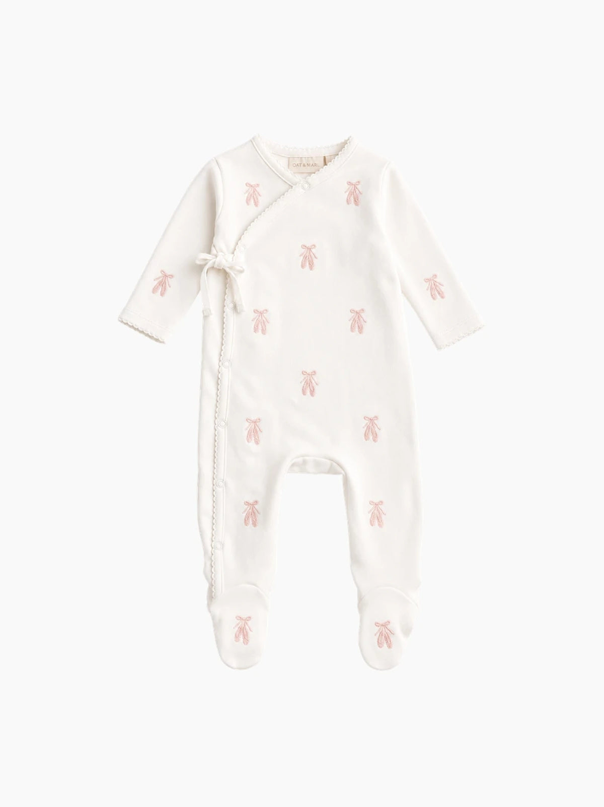 Ballet Slipper Embroidered Sleepsuit