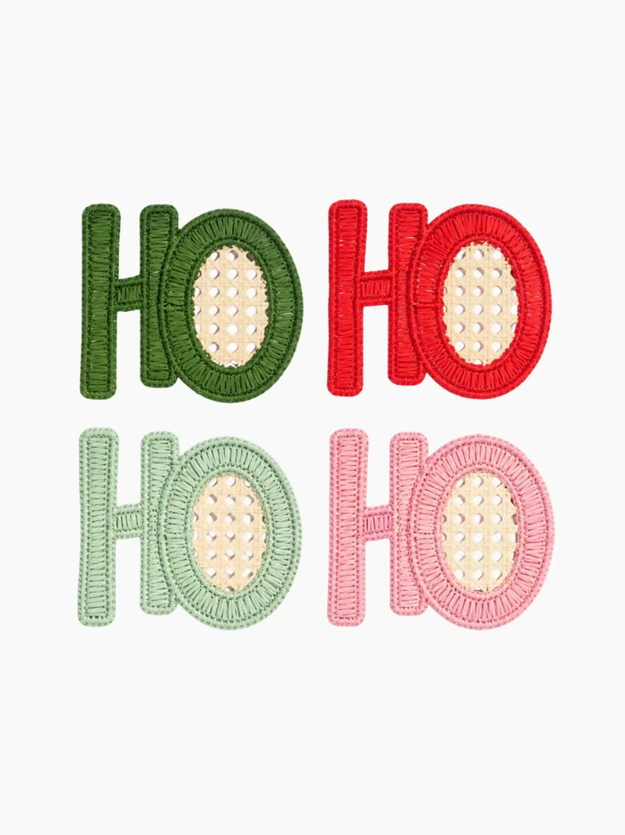 Ho Ho Ho Coasters Set of 4