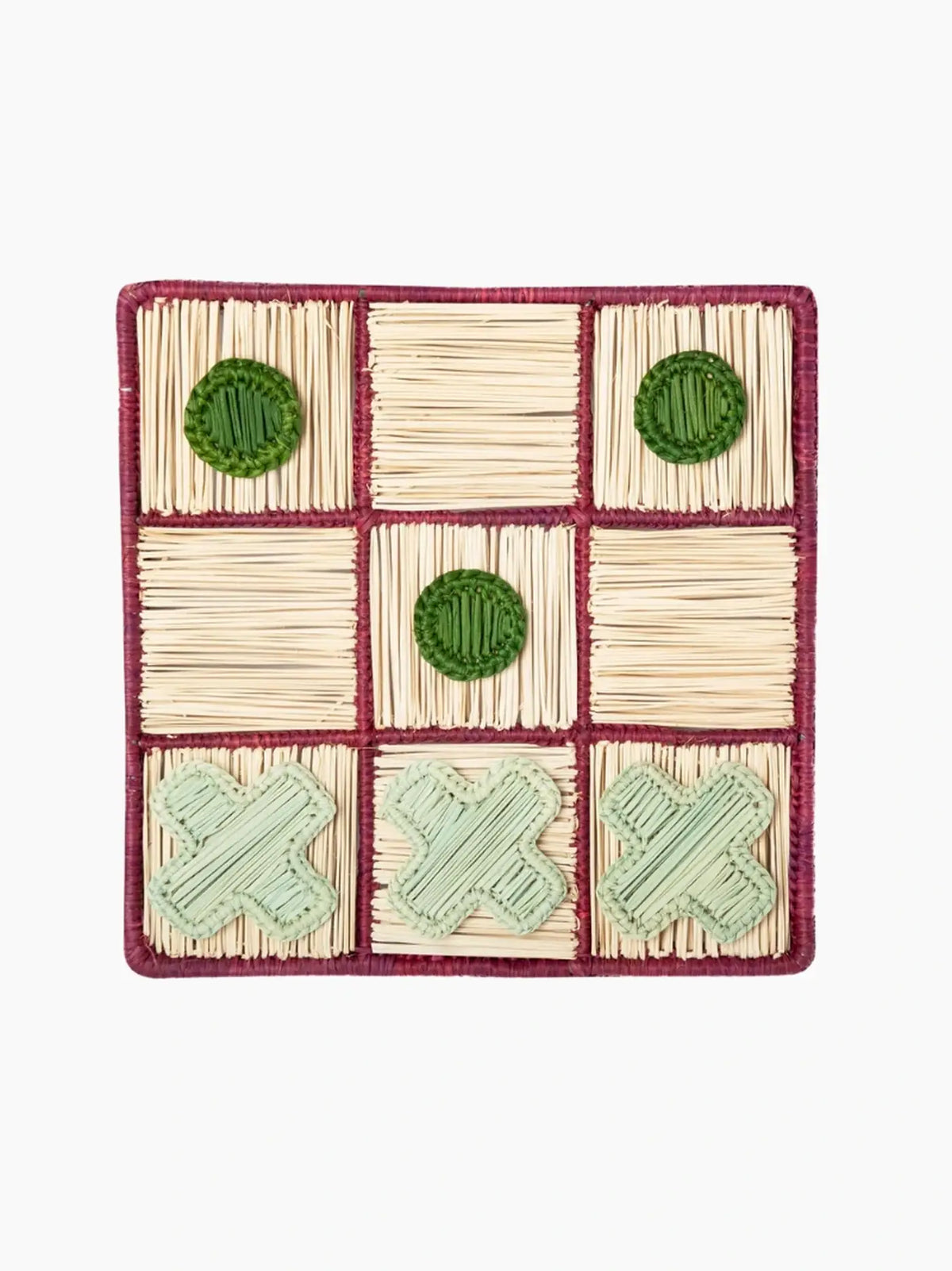 Festive Woven Tic Tac Toe