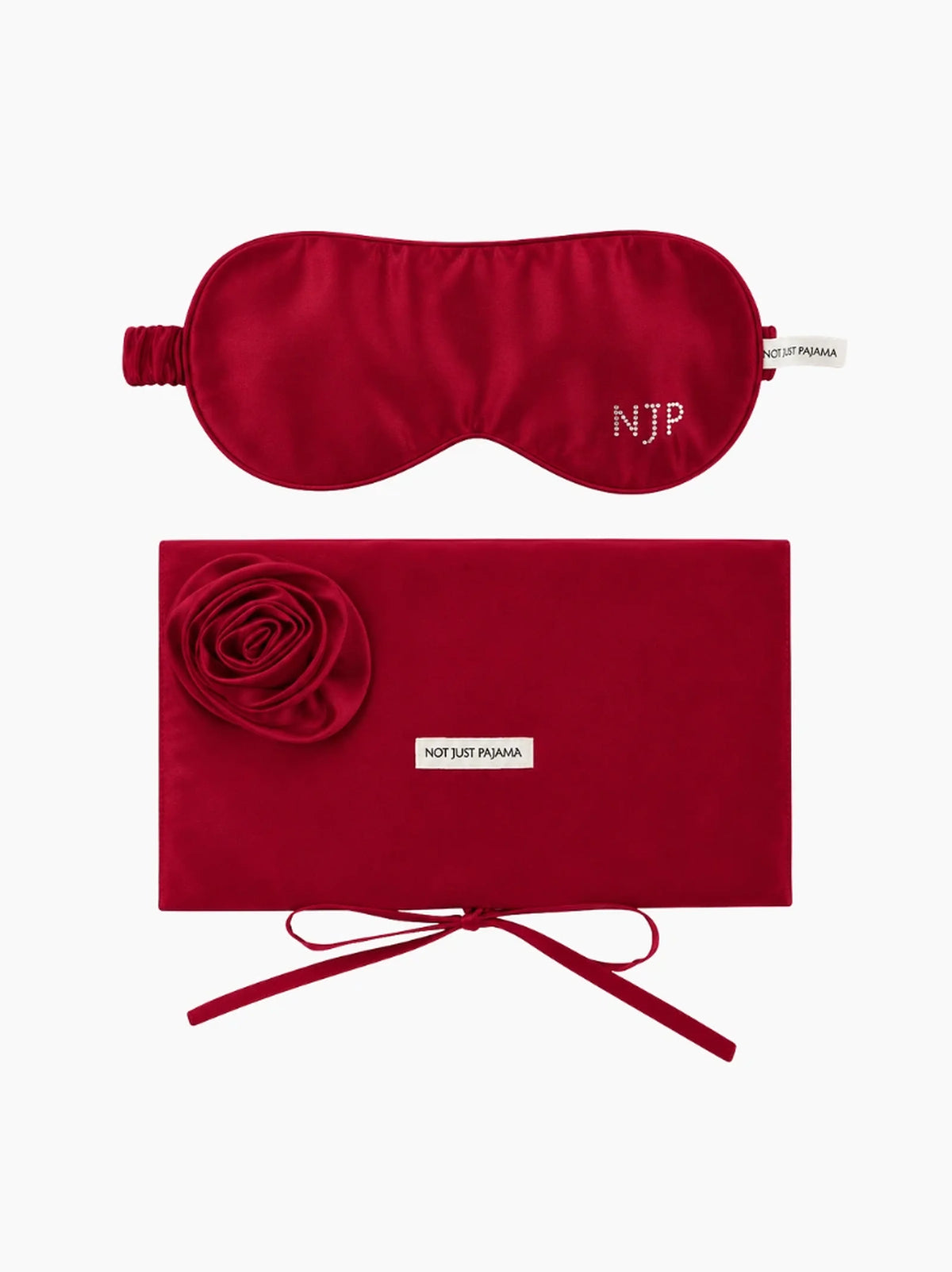 Tuscan Sun Silk Eye Mask & Rose Pouch Set