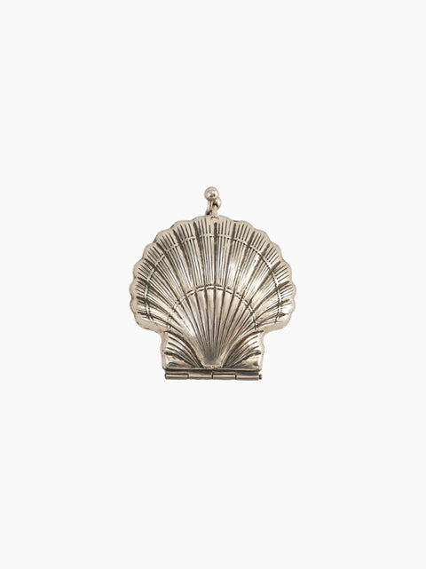 Vintage Silver Shell Purse