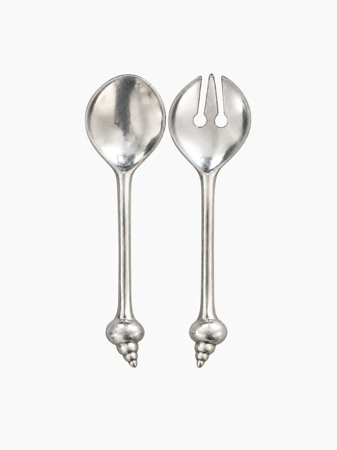 Vintage Shell Salad Servers