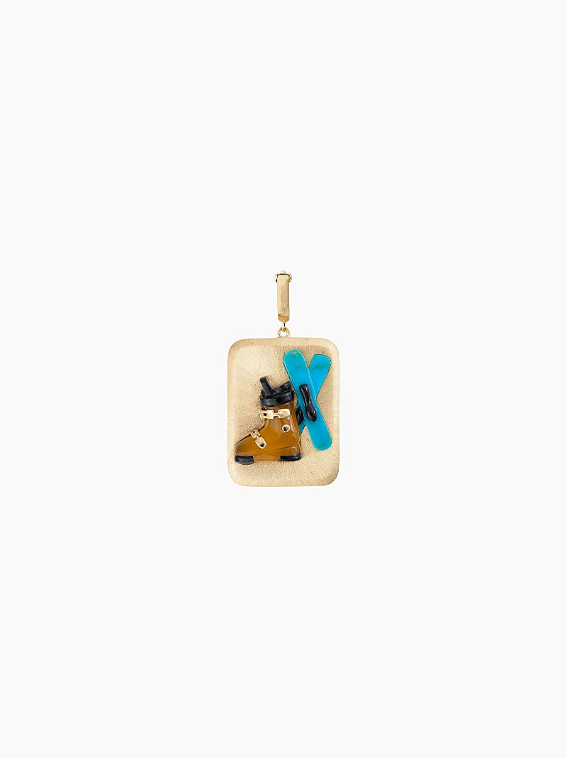 Apres Ski Gold Cut-Out Charm