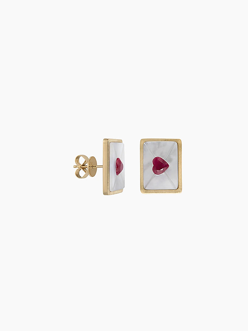Be Mine Gold Earrings