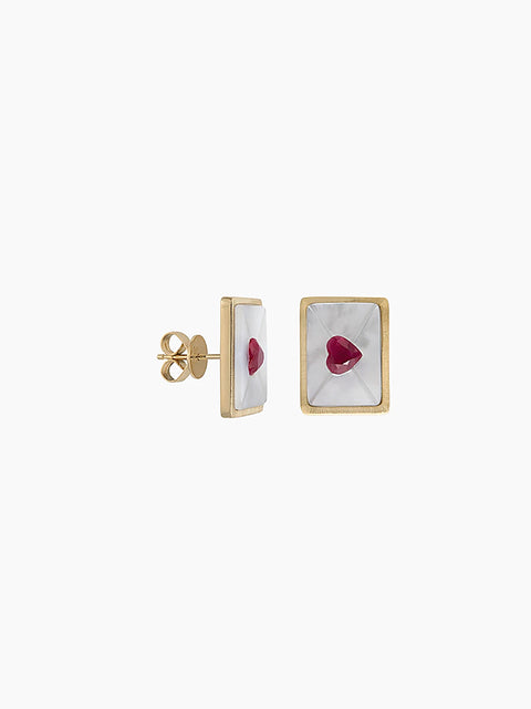 Be Mine Gold Earrings