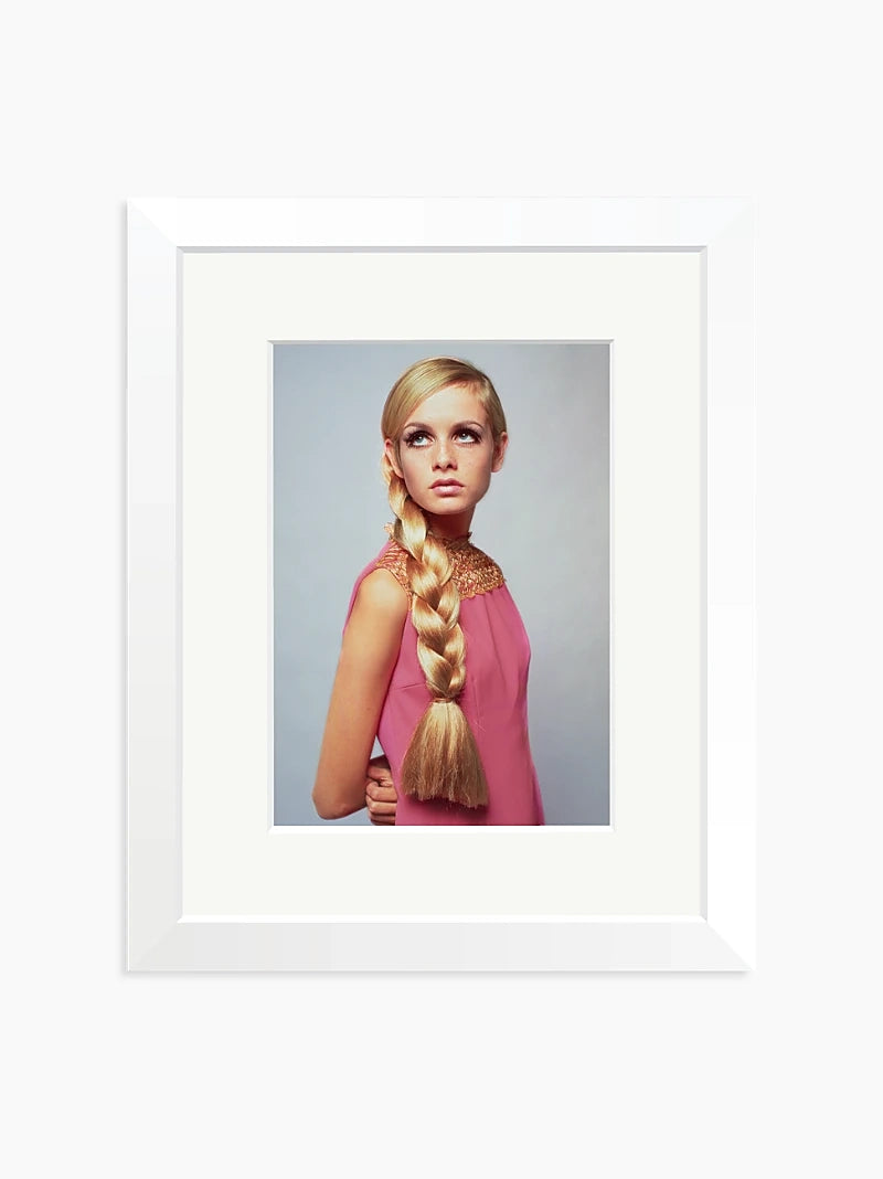 Twiggy in Pink Art Print