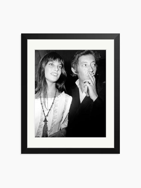Jane Birkin and Serge Gainsbourg Art Print