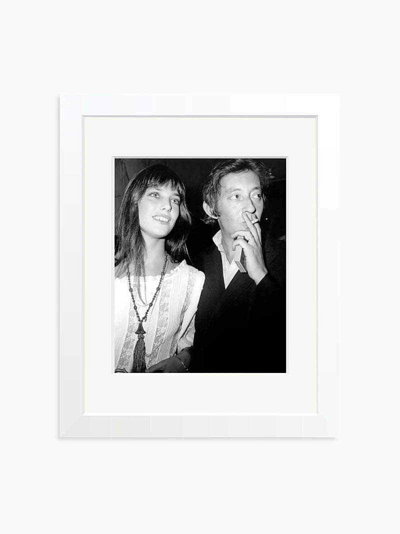 Jane Birkin and Serge Gainsbourg Art Print