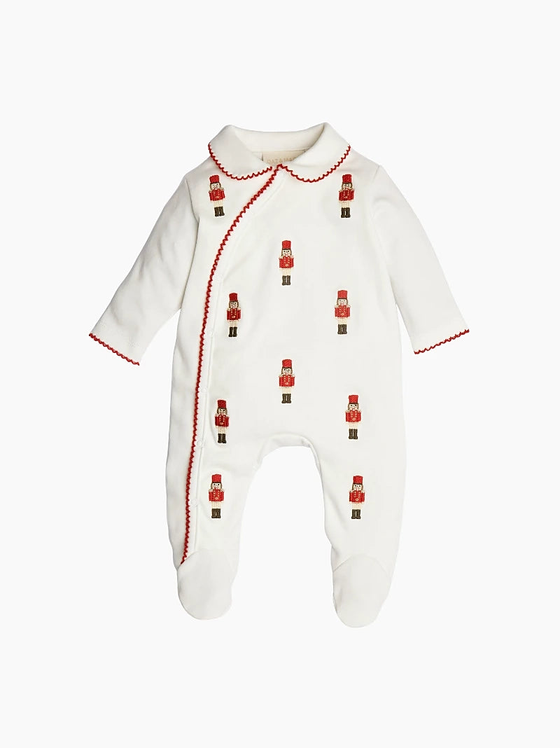Nutcracker Embroidered Sleepsuit