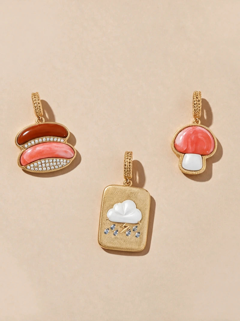 Palm Tree Gold Cut-Out Charm