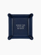 Personalised Leather Valet Tray