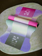 Pink and Orange Scallop Yoga Mat
