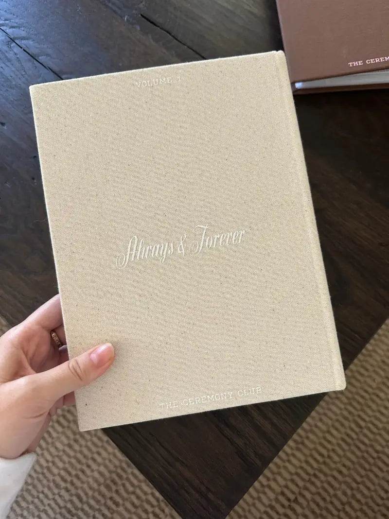 Linen Wedding Photo Album