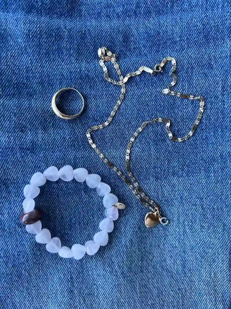 Natural Blush Gemstone Bracelet