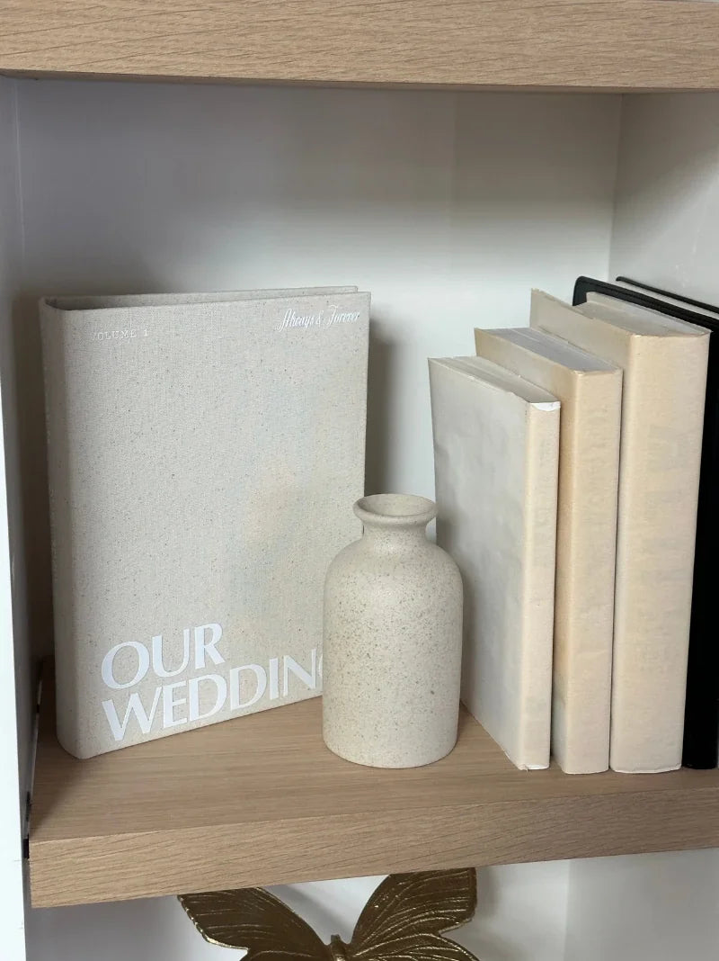 Linen Wedding Photo Album