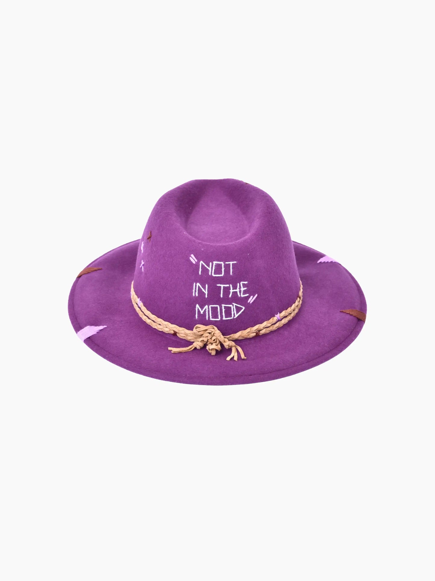 Purple Not In The Mood Wool Hat