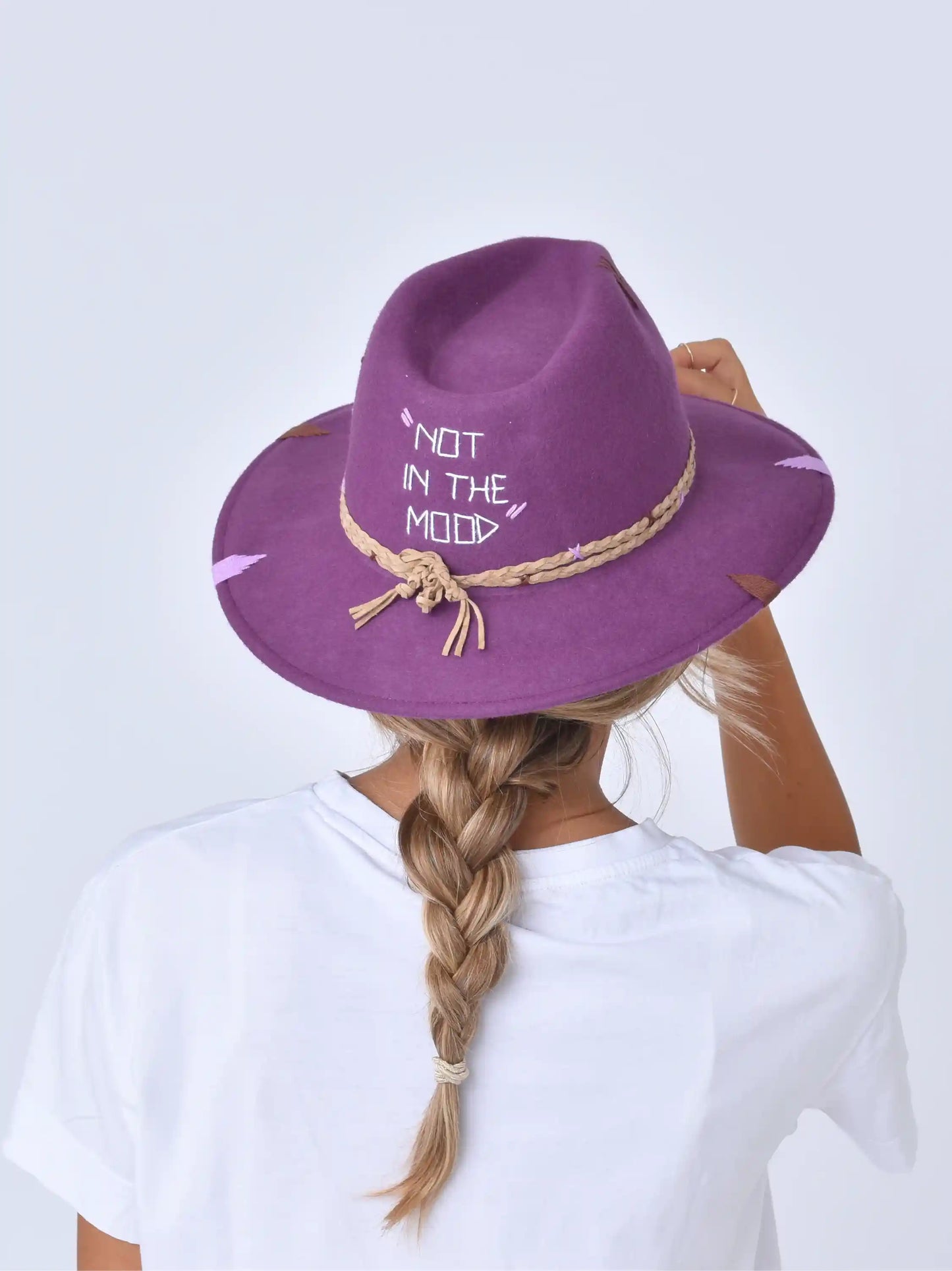 Purple Not In The Mood Wool Hat
