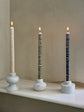 Pavlova Cream Dinner Candles Set of 2