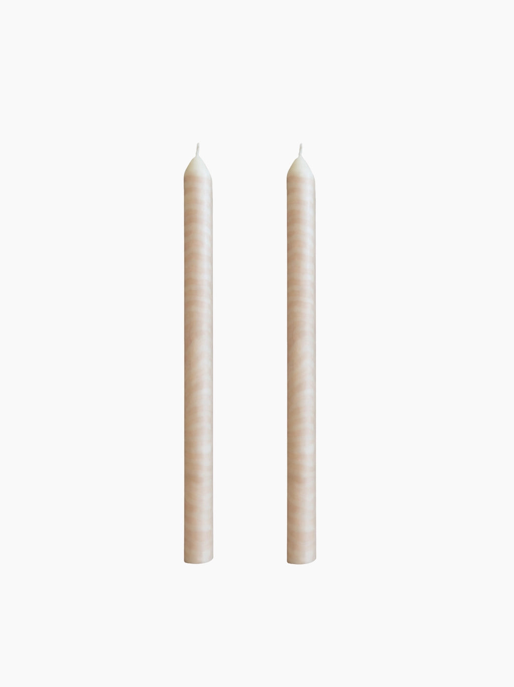 Pavlova Cream Dinner Candles Set of 2