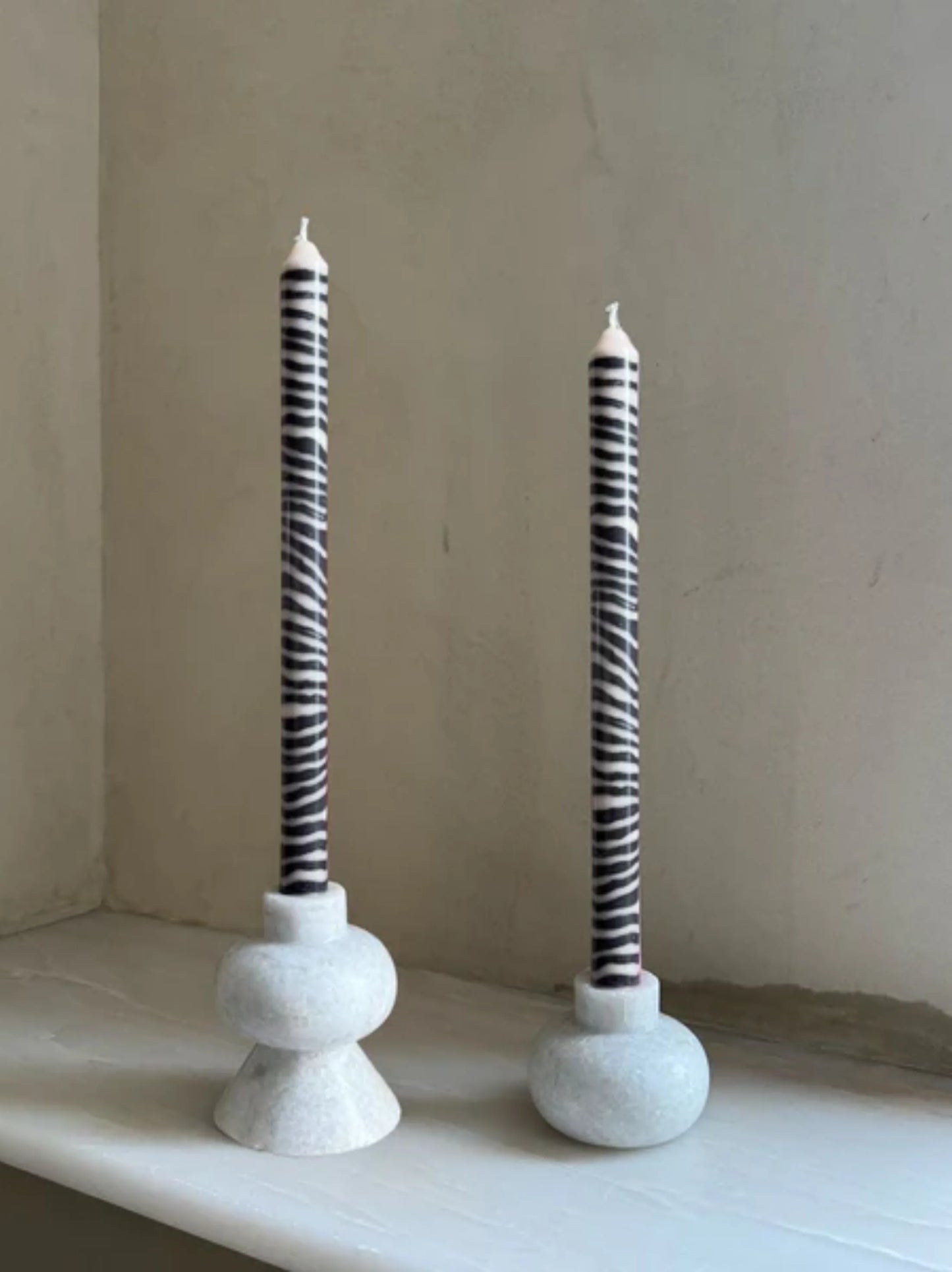 Shilling Navy Dinner Candles Set of 2