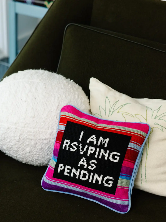 RSVP Needlepoint Pillow